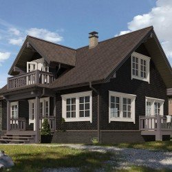 УГОЛ ДЕКОРАТИВНЫЙ FLEMISH ТЕМНО-СЕРЫЙ STANDART 443мм (DOCKE)