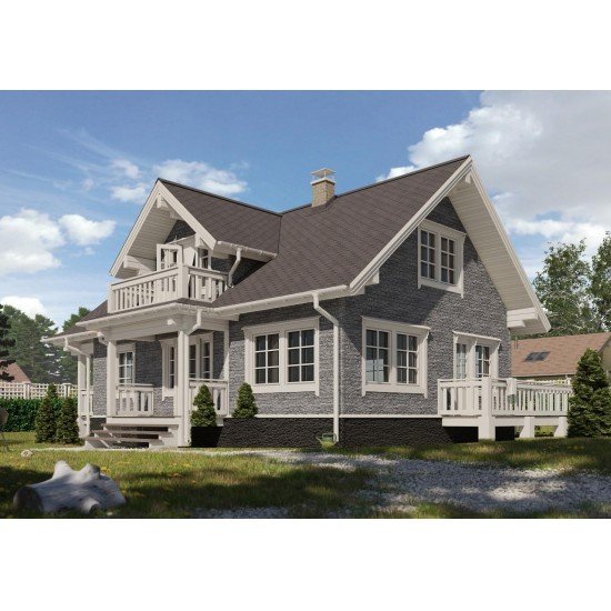 ФАСАДНАЯ ПАНЕЛЬ STEIN БАЗАЛЬТ PREMIUM 1,196*0,426 (DOCKE)