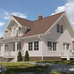 Cайдинг СЛИВКИ БРУС D6S 3,6*0,3м DOCKE PREMIUM