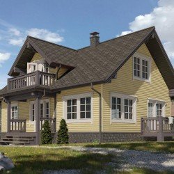 Cайдинг РЯБИНА БЛОК-ХАУС D4.7T 3,6*0,24м DOCKE PREMIUM