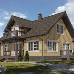 Cайдинг КЕДР БРУС D6S 3,6*0,3м DOCKE LUX