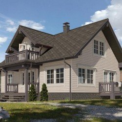 Cайдинг ОРЕХ БРУС D6S 3,6*0,3м DOCKE LUX