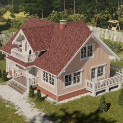 ГИБКАЯ ЧЕРЕПИЦА ШЕСТИГРАННИК КРАСНЫЙ DOCKE-PIE EURASIA