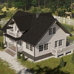 ГИБКАЯ ЧЕРЕПИЦА ШЕСТИГРАННИК ЧЕРНЫЙ DOCKE-PIE EURASIA