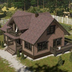 ГИБКАЯ ЧЕРЕПИЦА ЛАБИРИНТ КОРИЧНЕВЫЙ DOCKE-PIE EURASIA