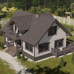 ГИБКАЯ ЧЕРЕПИЦА ЛАБИРИНТ СЕРЫЙ DOCKE-PIE EURASIA