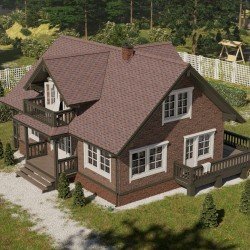 ГИБКАЯ ЧЕРЕПИЦА ТЕТРИС КОРИЧНЕВЫЙ DOCKE-PIE STANDART