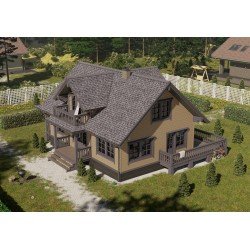 ЛАМИНИРОВАННАЯ ГИБКАЯ ЧЕРЕПИЦА DRAGON СЕРЫЙ DOCKE-PIE STANDART