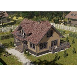 ЛАМИНИРОВАННАЯ ГИБКАЯ ЧЕРЕПИЦА DRAGON СЛИВА DOCKE-PIE PREMIUM