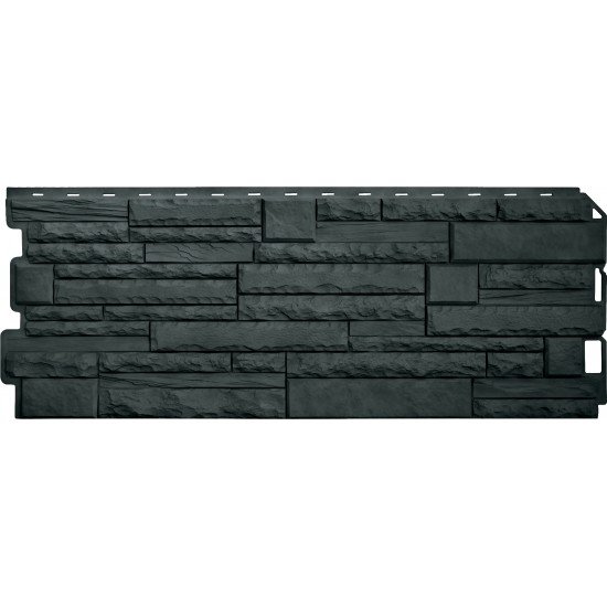 ФАСАДНАЯ ПАНЕЛЬ КАМЕНЬ СКАЛИСТЫЙ ЭКО ГРАФИТ 1100х430мм АЛЬТА-ПРОФИЛЬ