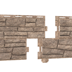 Сайдинг СЛАНЕЦ БУРЫЙ «СТОУН ХАУС» 0,225*2,0м (U-Plast)