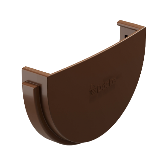 ЗАГЛУШКА ЖЕЛОБА ПВХ D120 (DÖCKE DACHA)