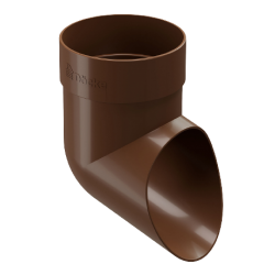 НАКОНЕЧНИК ТРУБЫ ПВХ D80 (DÖCKE DACHA)