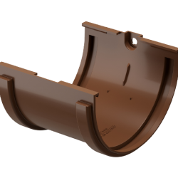 СОЕДИНИТЕЛЬ ЖЕЛОБА ПВХ D120 (DÖCKE DACHA)