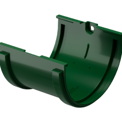 СОЕДИНИТЕЛЬ ЖЕЛОБА ПВХ D120 (DÖCKE DACHA)