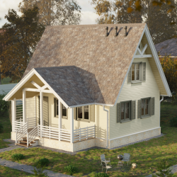 Cайдинг СЛИВКИ D4.5D 3,6*0,232м DOCKE PREMIUM