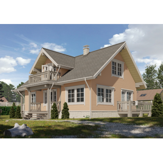 Cайдинг ПЕРСИК D4.5D 3,6*0,232м DOCKE PREMIUM