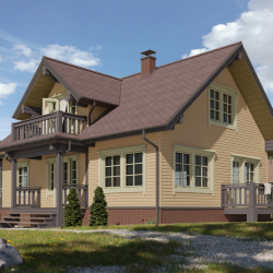 Cайдинг КАРАМЕЛЬ D4.5D 3,6*0,232м DOCKE PREMIUM