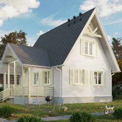 Cайдинг ПЛОМБИР D4.5D 3,6*0,232м DOCKE PREMIUM