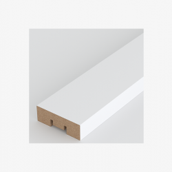 ИНТЕРЬЕРНАЯ РЕЙКА МДФ БЕЛАЯ БРИОНА 2,7м (STELLA)