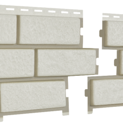 ФАСАДНАЯ ПАНЕЛЬ КИРПИЧ БЕЛЫЙ С ДЕКОРИРОВАННЫМ ШВОМ 3025х230мм СТОУН-ХАУС Ю-ПЛАСТ