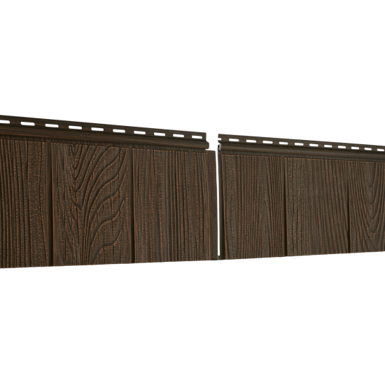 ФАСАДНАЯ ПАНЕЛЬ ЩЕПА КАШТАНОВАЯ 2000х206мм ХОКЛА S-LOCK Ю-ПЛАСТ