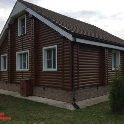 БлокХаус ОРЕХ ТЕМНЫЙ ВН-01 3,1*0,202м ПРЕМИУМ