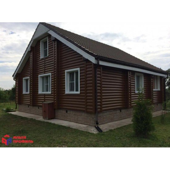 БлокХаус ОРЕХ ТЕМНЫЙ ВН-01 3,1*0,202м ПРЕМИУМ