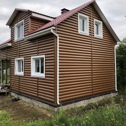 БлокХаус ДУБ СВЕТЛЫЙ ВН-02 3,1*0,32м ПРЕМИУМ