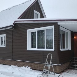 БлокХаус ОРЕХ ТЕМНЫЙ ВН-03 3,1*0,222м ПРЕМИУМ