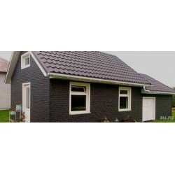 Сайдинг Кирпич Коричневый «Стоун хаус» 0,23*3,025м (U-Plast)