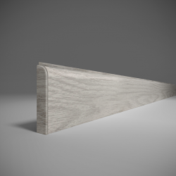 ПЛИНТУС НАПОЛЬНЫЙ ИЗ ВСПЕНЕННОГО ПВХ ДУБ АЙСБЕРГ 081 2200х80мм COMFORT