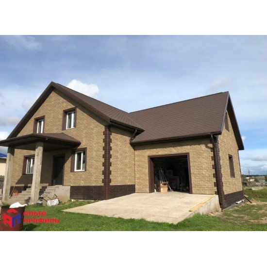 ФАСАДНАЯ ПАНЕЛЬ ГРАНИТ АЛЬПИЙСКИЙ 1010х450мм АЛЬТА-ПРОФИЛЬ