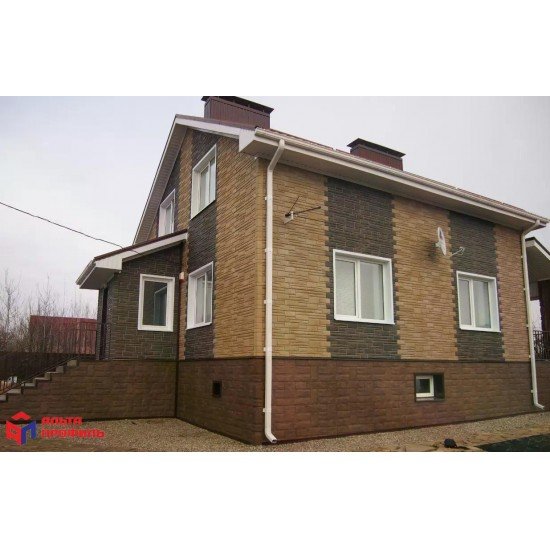 ФАСАДНАЯ ПАНЕЛЬ КАМЕНЬ ЖЕЛТЫЙ 1010х450мм АЛЬТА-ПРОФИЛЬ