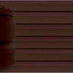 Сайдинг SLIM ТЕМНЫЙ ДУБ АКРИЛ 3.0*0.203 GrandLine