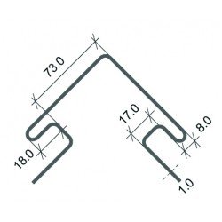 НАРУЖНЫЙ УГОЛ КИРПИЧ ПЕСОЧНЫЙ 3,05м ДЛЯ ФАСАДНЫХ ПАНЕЛЕЙ СТОУН-ХАУС Ю-ПЛАСТ