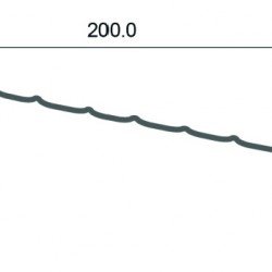 J-фаска ЧЕРНАЯ для сайдинга 3,05 м. (U-Plast)
