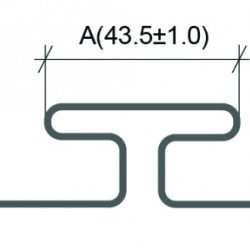 Н-планка КЕДР ПОЛЯРНЫЙ для «ТИМБЕР БЛОК» 3,05м (U-Plast)