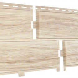 ФАСАДНАЯ ПАНЕЛЬ ХОКЛА ЛИСТВЕННИЦА СВЕТЛАЯ 2000х250мм Ю-ПЛАСТ