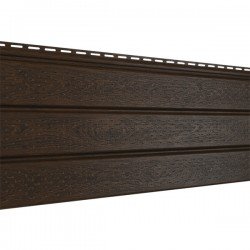 Софит ПРО Орех Темный С ПОЛНОЙ ПЕРФОРАЦИЕЙ 0,3*3,0м (U-Plast)