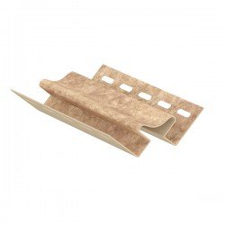 Угол внутренний КЛИНКЕР СВЕТЛАЯ МЕДЬ для «Стоун Хаус» 3,05м (U-Plast)