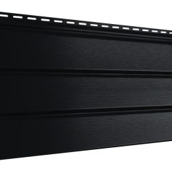 Соффит ПРО Черный  БЕЗ ПЕРФОРАЦИИ 0,3*3,0м (U-Plast)