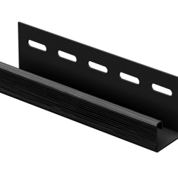 J-планка ЧЕРНАЯ для сайдинга 3,05 м. (U-Plast)