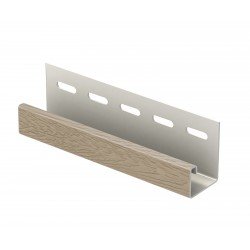 J-ПЛАНКА ДРЕВЕСНЫЙ ТАУП 3,05м ДЛЯ ФАСАДНЫХ ПАНЕЛЕЙ ХОКЛА S-LOCK Ю-ПЛАСТ