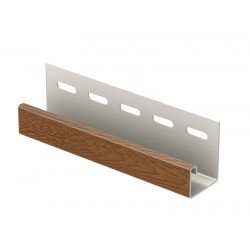 J-ПЛАНКА ОЛЬХА НАТУРАЛЬНАЯ 3,05м ДЛЯ ФАСАДНЫХ ПАНЕЛЕЙ ХОКЛА S-LOCK Ю-ПЛАСТ