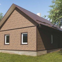 Сайдинг С-ЛОК КЛИНКЕР БАЛТИК МАГМА «Стоун хаус» 0,292*1,95м (U-Plast)