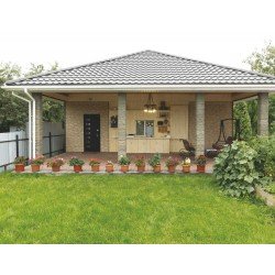 Сайдинг ТАГАНАЙ РЕЧНОЙ «Стоун хаус С-Лок» 1,95*0,29м (U-Plast)