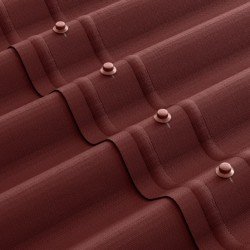 ЛИСТ КРОВЕЛЬНЫЙ ОНДУЛИН КРАСНЫЙ 1,95х0,95м