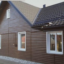 Сайдинг ДУБ МОРЕНЫЙ «ТИМБЕР БЛОК» 0,23*3,05м (U-Plast)