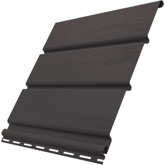 Соффит Графитовый БЕЗ ПЕРФОРАЦИИ 0,3*3,0м (U-Plast)